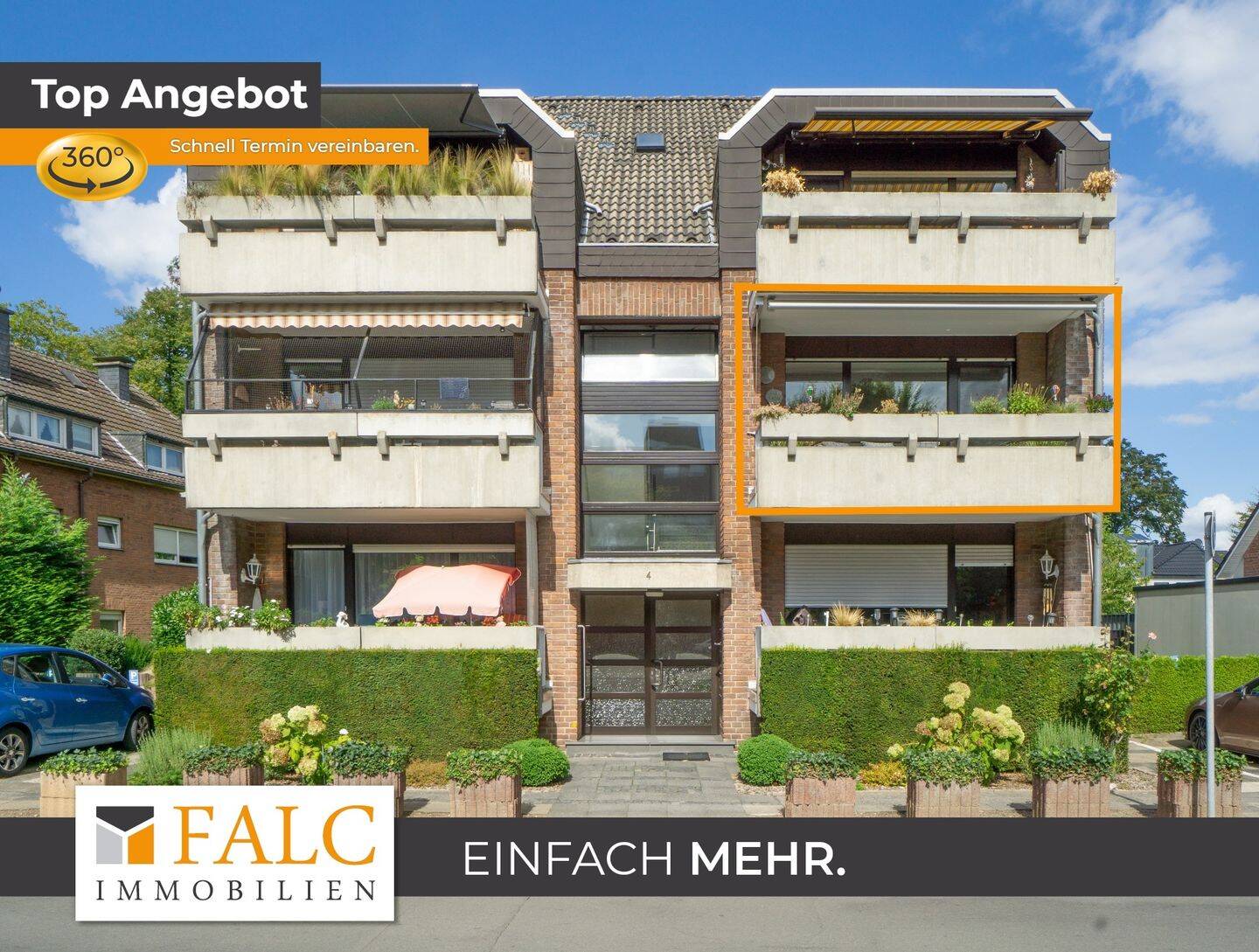 Sonnige 2-Zimmer-Wohnung mit Südbalkon, Stellplatz & Gemeinschaftsgarten, 47809 Krefeld
