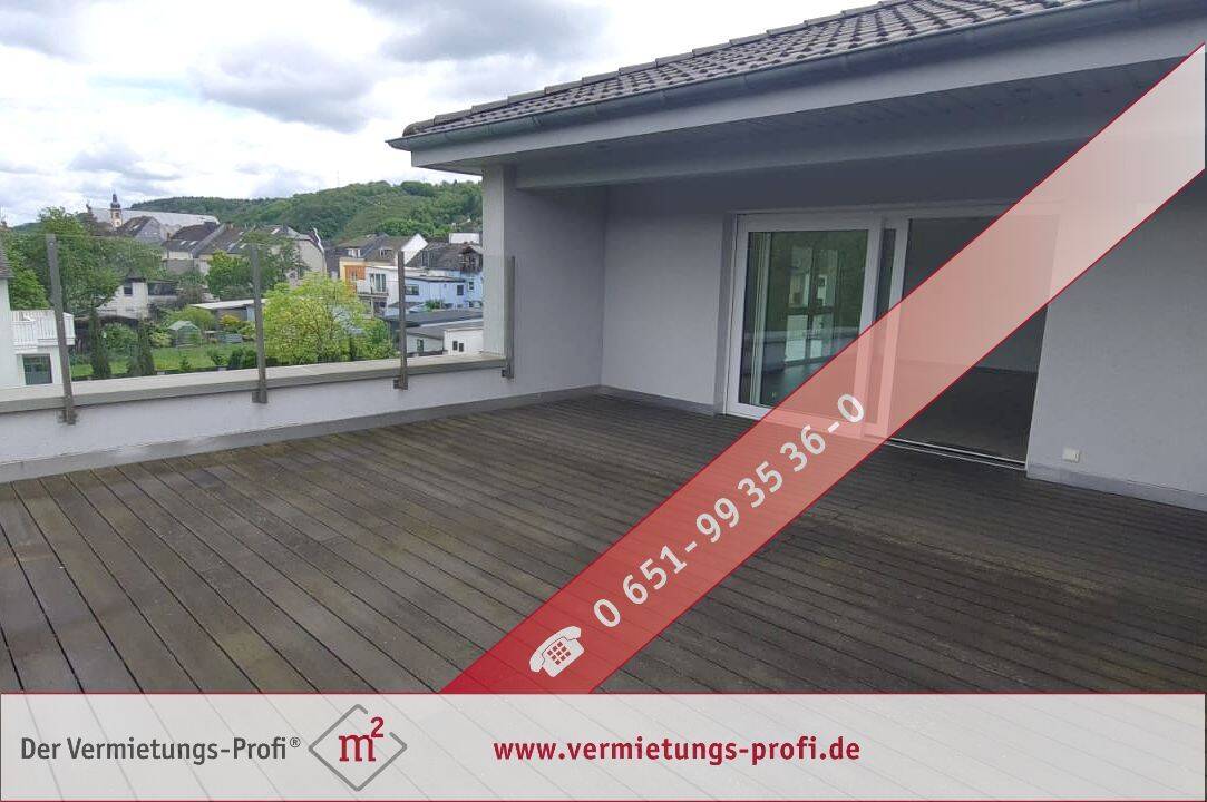 Traumwohnung mit Dachterrasse: Moderne 3-Zimmer-Penthouse-Wohnung in Moselnähe in Konz!, 54329 Konz