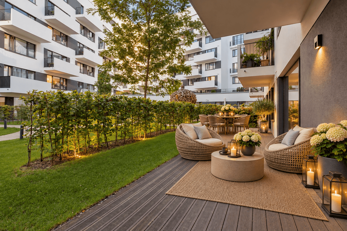 Exklusive Designwohnung mit 30 m² Südwestterrasse & einzigartigem Lifestyle-/Community-Konzept, 20457 Hamburg (Mitte)