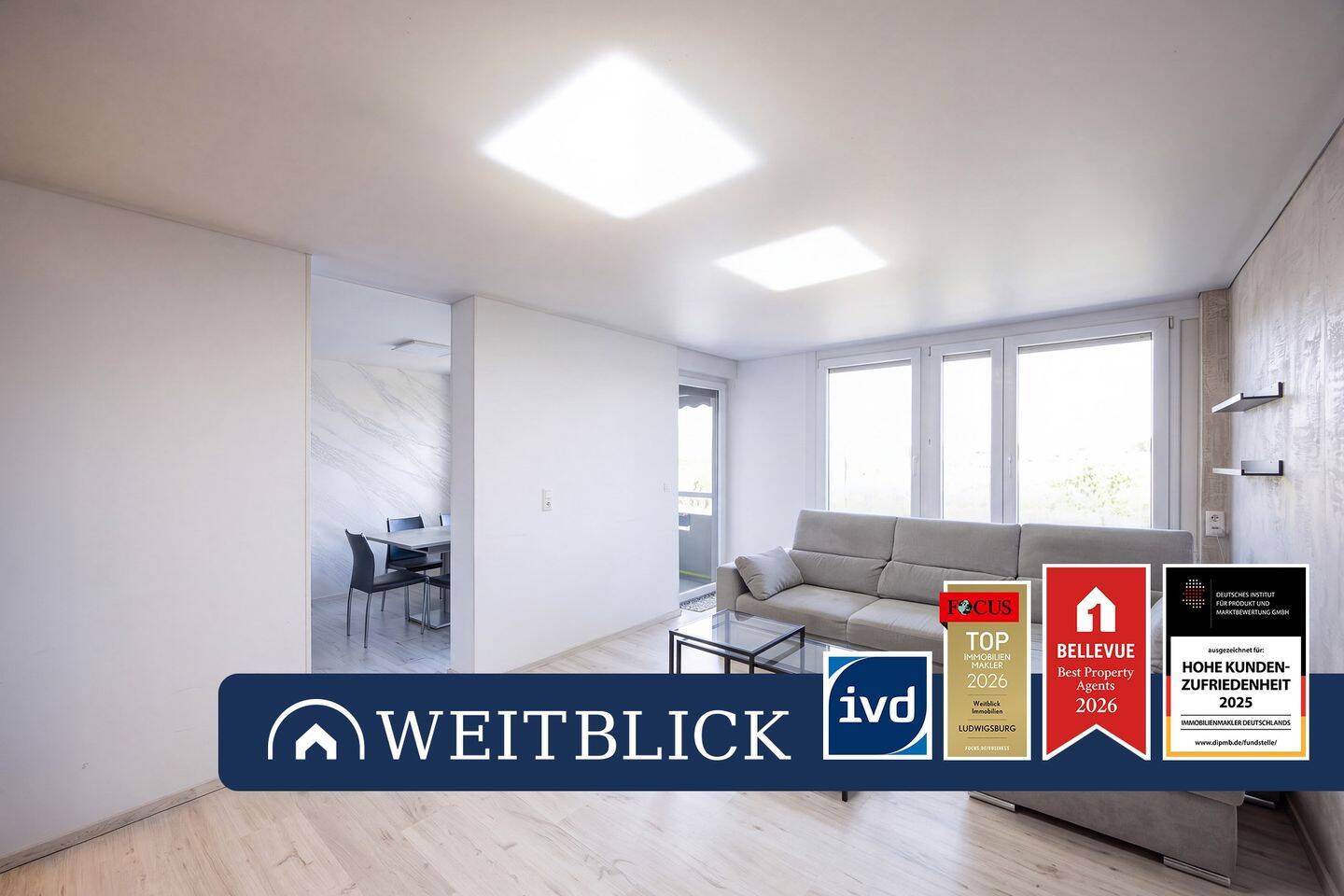 WEITBLICK: Modern. Gepflegt. Zuhause., 71634 Ludwigsburg