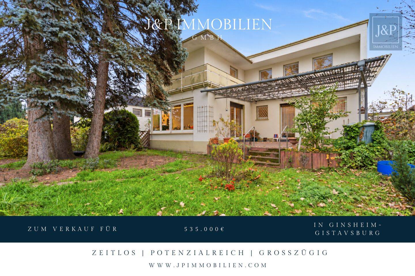 Zeitloses Einfamilienhaus mit großem Wohnbereich, Gartenblick & Balkon, 65462 Ginsheim-Gustavsburg