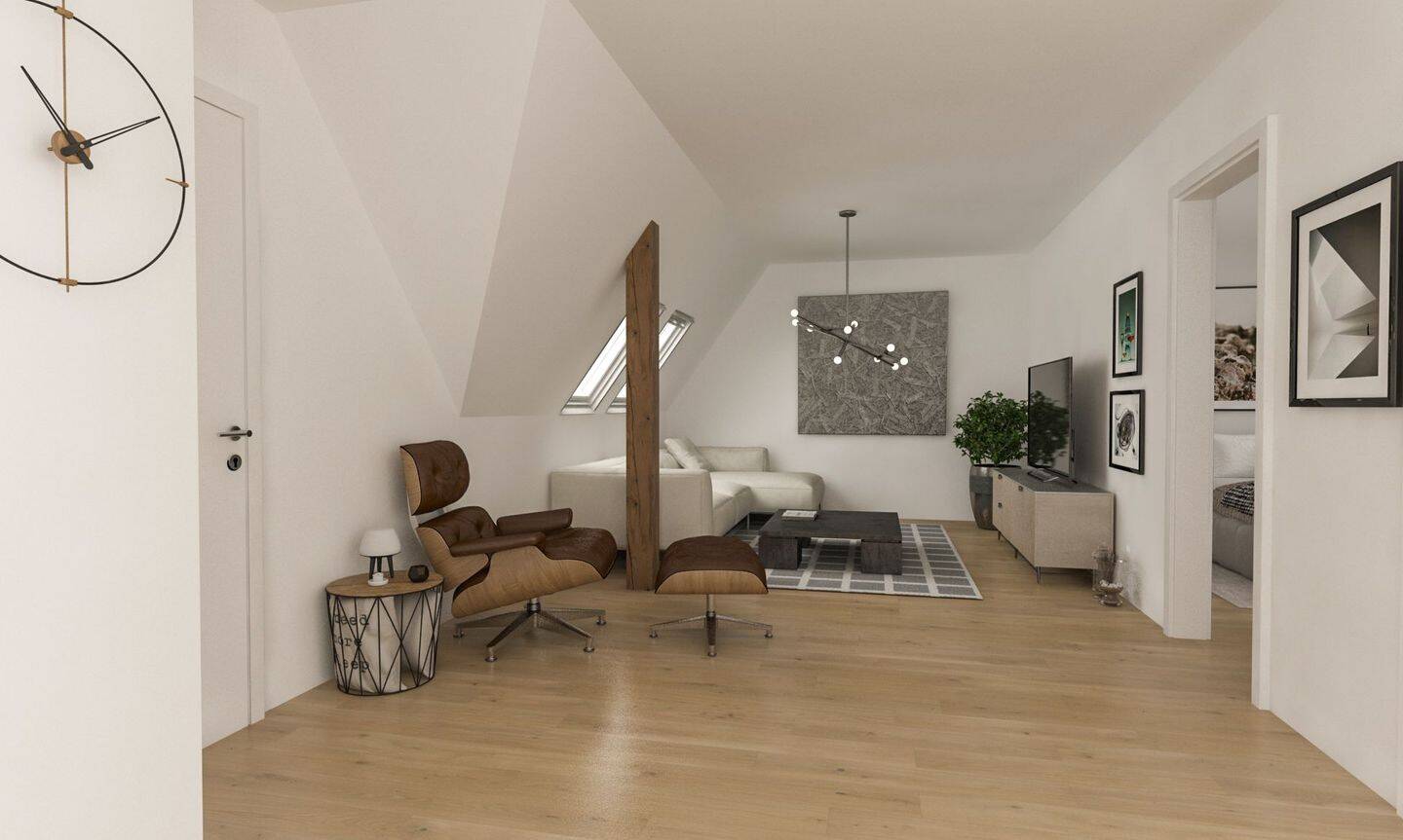 4 Zimmer Ausbaureserve im Dachgeschoss – Ideal für Selbstverwirklicher, 40476 Düsseldorf (Derendorf Golzheim Pempelfort)