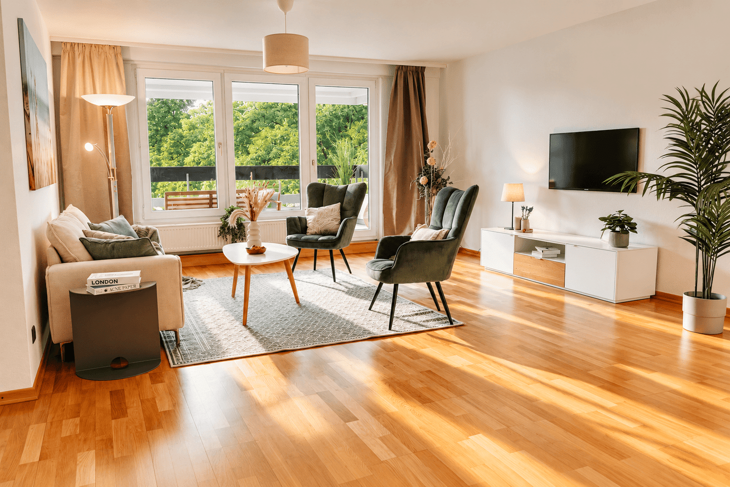 EIN ZUHAUSE AM BÜRGERPARK – EXKLUSIVE WOHNUNG MIT 2 BALKONEN, 2 STELLPLÄTZEN & DIREKTEM PARKZUGANG, 38102 Braunschweig (Braunschweig)