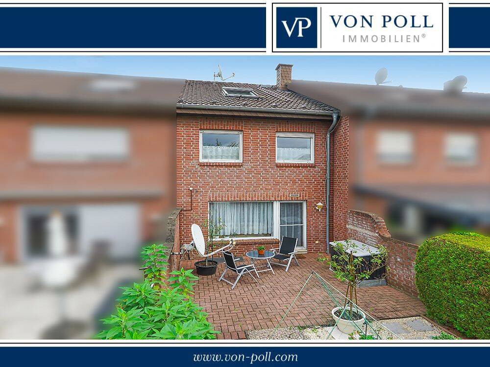 kleines Reihenhaus auf Erbpachtgrundstück mit Garage & Carport, am Rheinkamper Ring, 47445 Moers