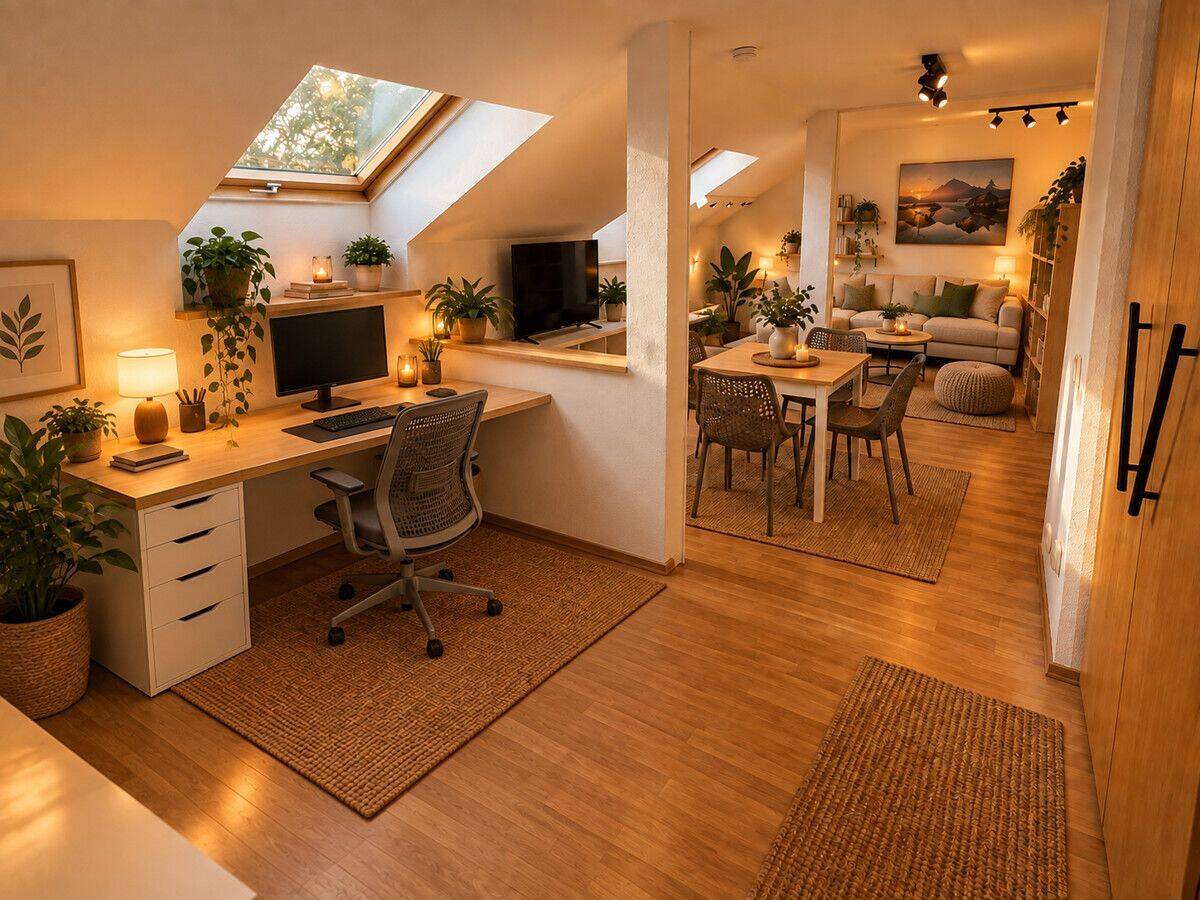 0 % KÄUFERPROVISION! Dachgeschoss-Traum mit 50,23 m² – 2 Zimmer, besonderer Charme & hochwertig saniert, 81243 München (Aubing-Lochhausen-Langwied Pasing-Obermenzing)