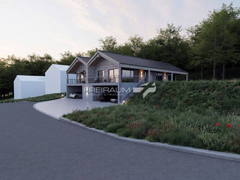 Moderne Neubau-Doppelhaushälfte in Massivholzbauweise in Waldrandlage, 57223 Kreuztal