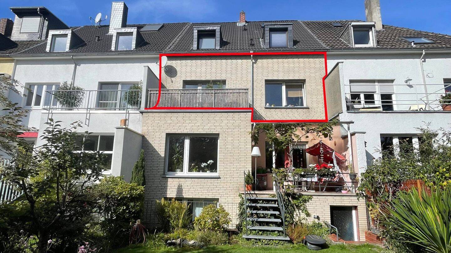 2-Zimmer Wohnung mit Balkon in einem gepflegten 3 Familienhaus, 47803 Krefeld