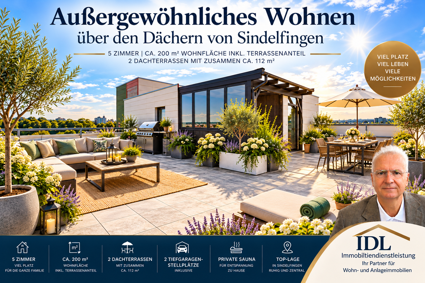 Großzügigkeit, Individualität und ein außergewöhnliches Wohngefühl, 71067 Sindelfingen