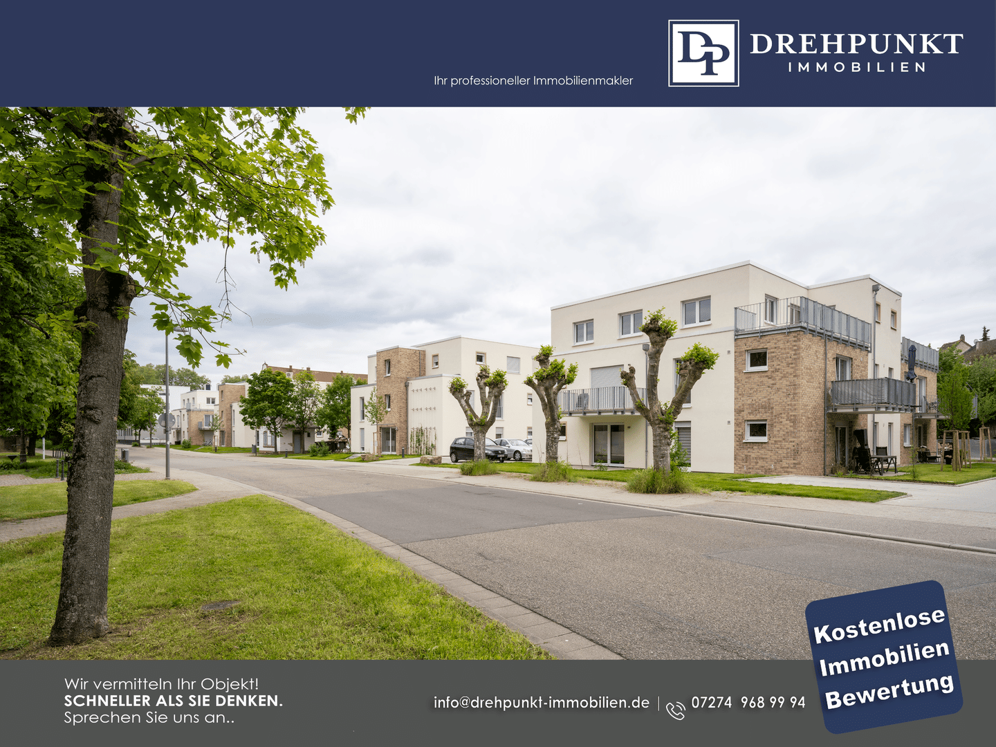 Moderne 3-Zimmer-Wohnung mit Balkon, Einbauküche und Tiefgaragenstellplatz in zentraler Lage, 76726 Germersheim