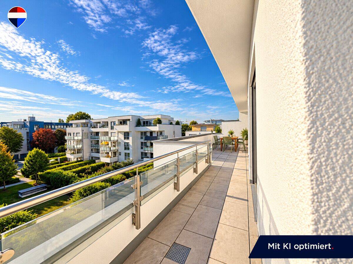 Modernes Penthouse mit Weitblick, Ruhe und 2 Terrassen, 65189 Wiesbaden (Biebrich Wiesbaden)