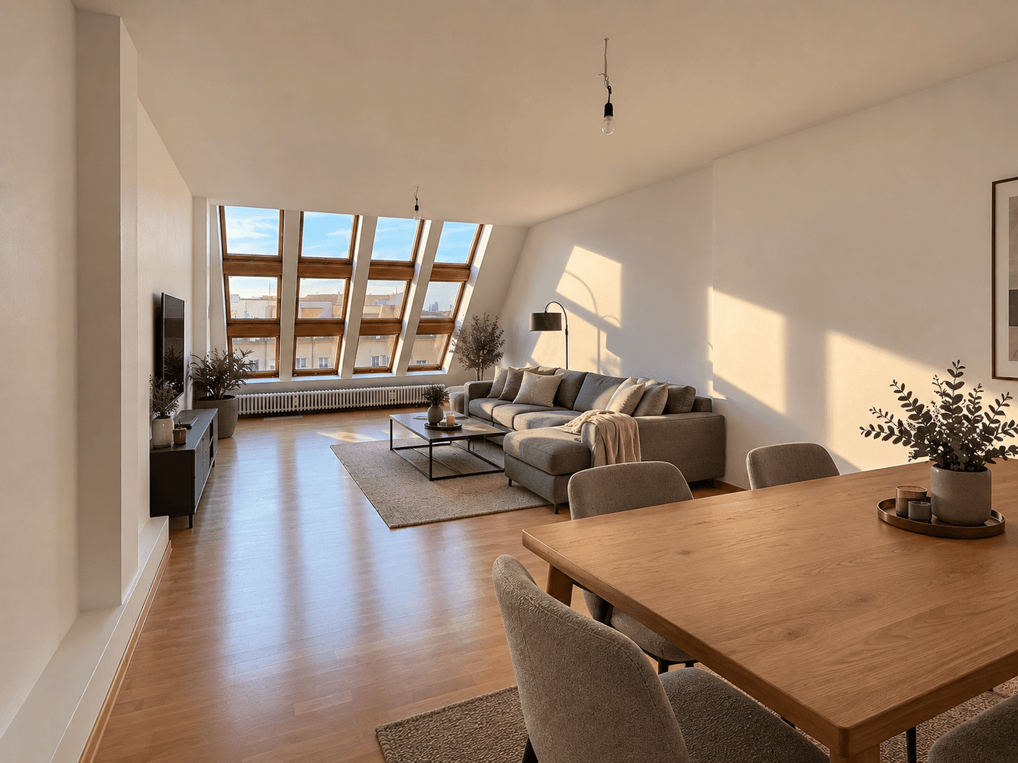 LICHTDURCHFLUTETER WOHNTRAUM ÜBER DEN DÄCHERN BERLINS | 102 m² Dachterrasse | 3 Zimmer in Bestlage, 10717 Berlin (Charlottenburg-Wilmersdorf Wilmersdorf)