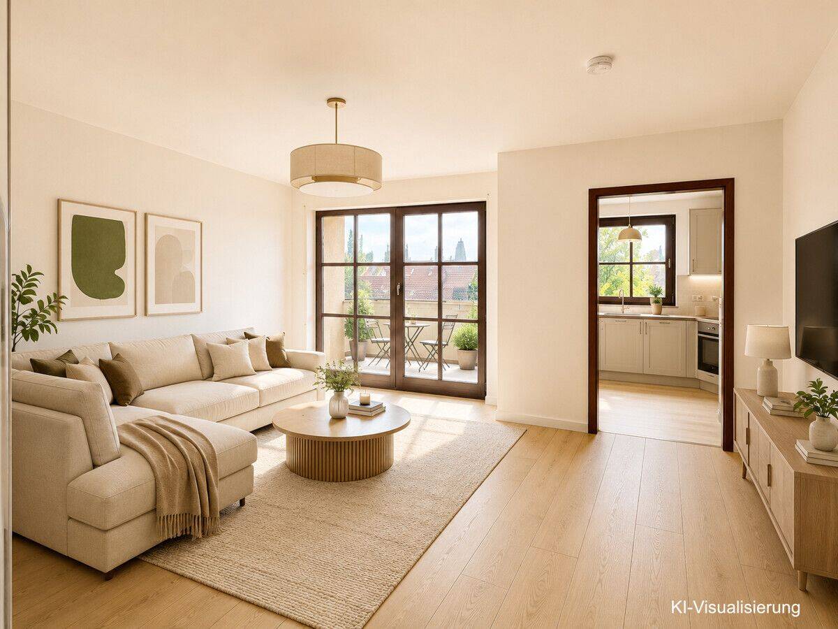 Obermenzing: 2-Zimmer-Wohnung mit Süd-Balkon, 81245 München (Aubing-Lochhausen-Langwied Pasing-Obermenzing)
