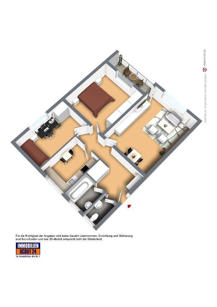 3-Zimmer in Lüttringhausen mit Aufzug und Balkon im Angebot., 42899 Remscheid (Lennep Lüttringhausen)