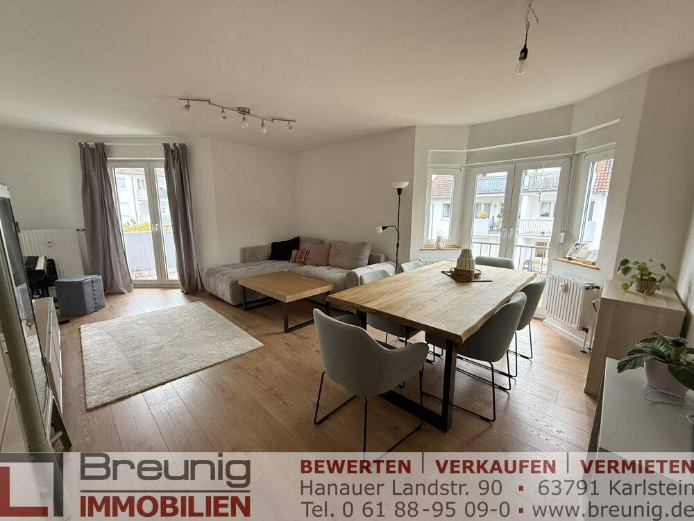 Moderne 3-Zi.-Wohnung mit Balkon, EBK & Stellplatz in Seenähe von Großkrotzenburg, 63538 Großkrotzenburg