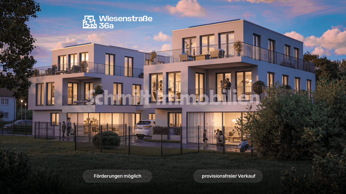 Maisonette-Neubauwohnung mit Dachterrasse & Stellplätzen, 65187 Wiesbaden (Biebrich Wiesbaden)