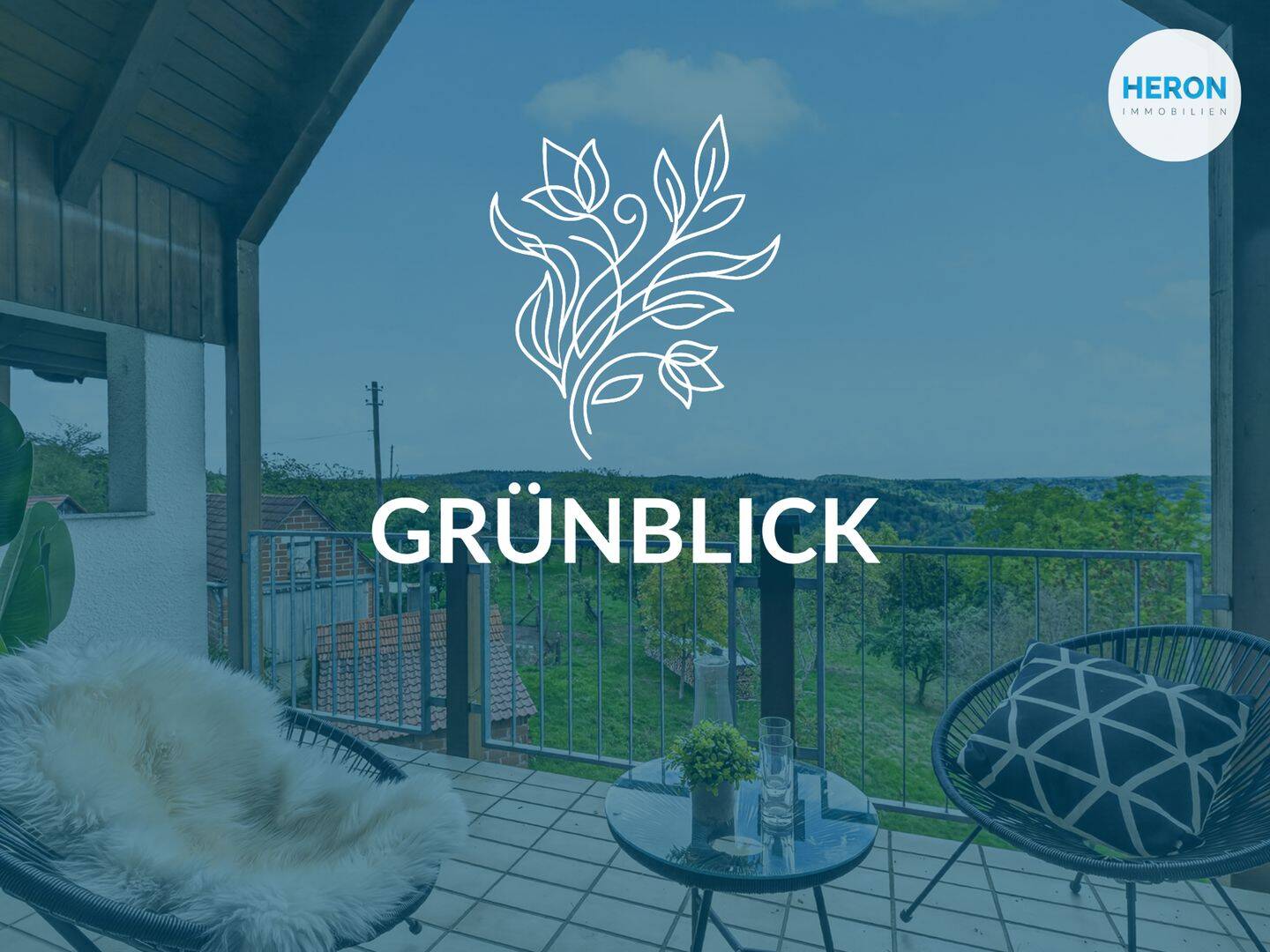 GRÜNBLICK – Charmante 2,5-Zimmer-Maisonettewohnung mit Balkon und Tiefgarage in Berglen, 73663 Berglen