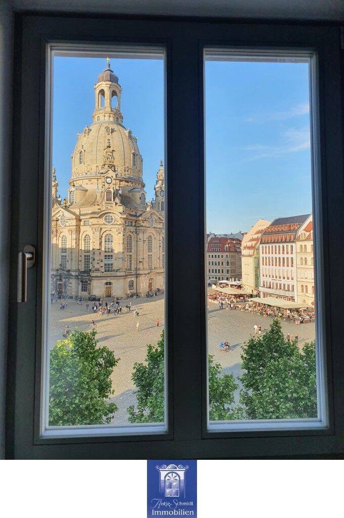 Blick zur Frauenkirche! Verträumte und exklusive Stadtwohnung mit großer Terrasse, 1067 Dresden (Friedrichstadt Innere Altstadt Wilsdruffer Vorstadt/Seevorstadt-West)