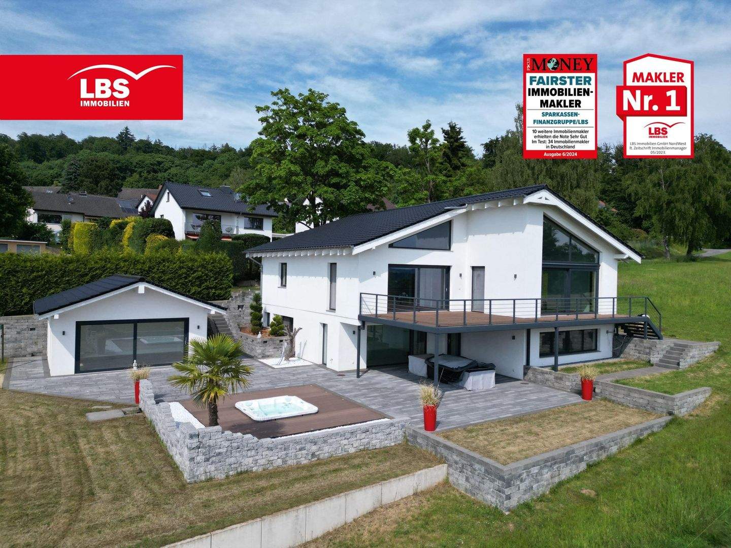Reserviert! Panorama & Wellness pur – Exklusives Einfamilienhaus in bester Wohnlage…, 32657 Lemgo