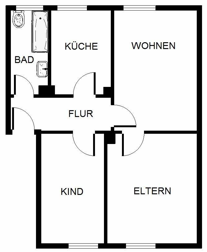 Sie wohnen gerne ruhig? Hier sind Sie richtig!, 44653 Herne (Baukau-West Crange Unser Fritz Wanne Wanne-Süd)