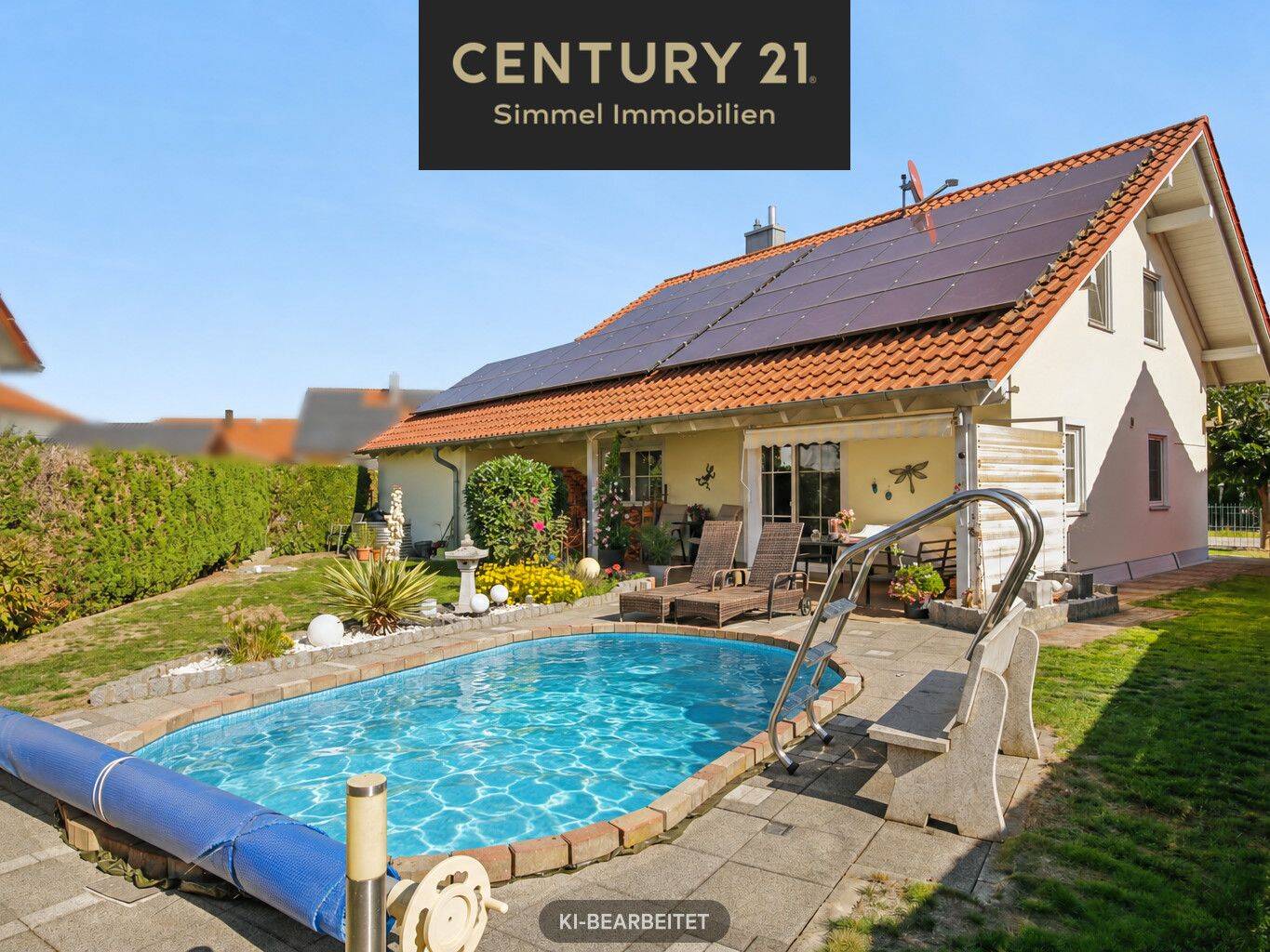 Familienidyll in ruhiger Lage! Charmantes Einfamilienhaus mit gepflegtem Garten und Pool, 94368 Perkam