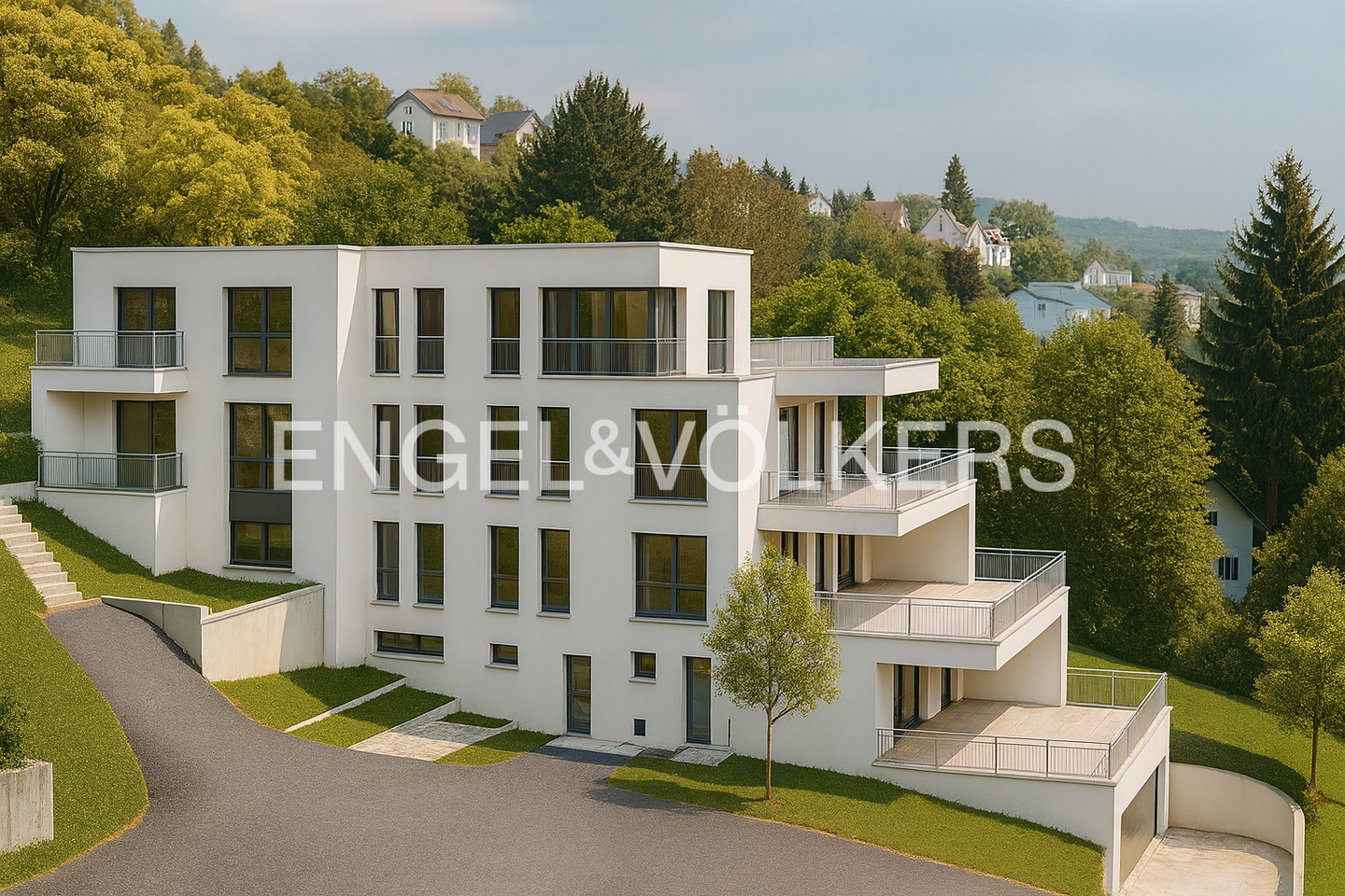 Exklusive 4-Zi.-Neubauwohnung mit sonniger Süd-Terrasse, 34346 Hann. Münden