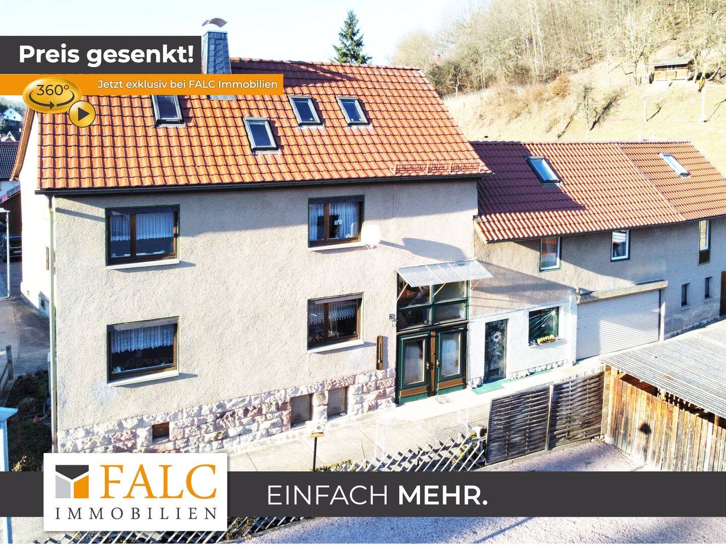 Landhaus in SM-Möckers: ca. 110 m² Wohnfläche, 1.161 m² Grundstück, Scheune, 2 Werkstätten, Garage, 98574 Schmalkalden