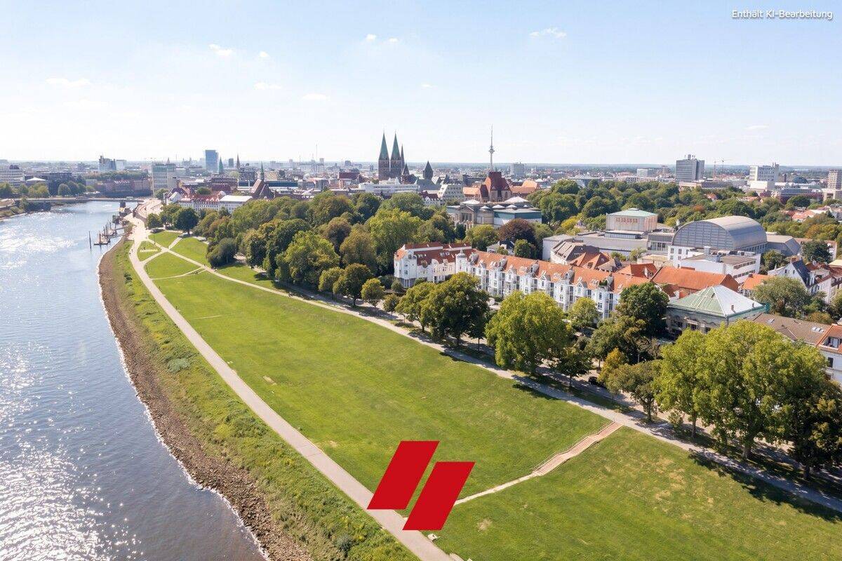 Erstklassige Lage – Panorama Weserblick / Ostertor: Atmosphärische 3 Zimmer Eigentumswohnung, 28203 Bremen (Fesenfeld Ostertor Steintor)