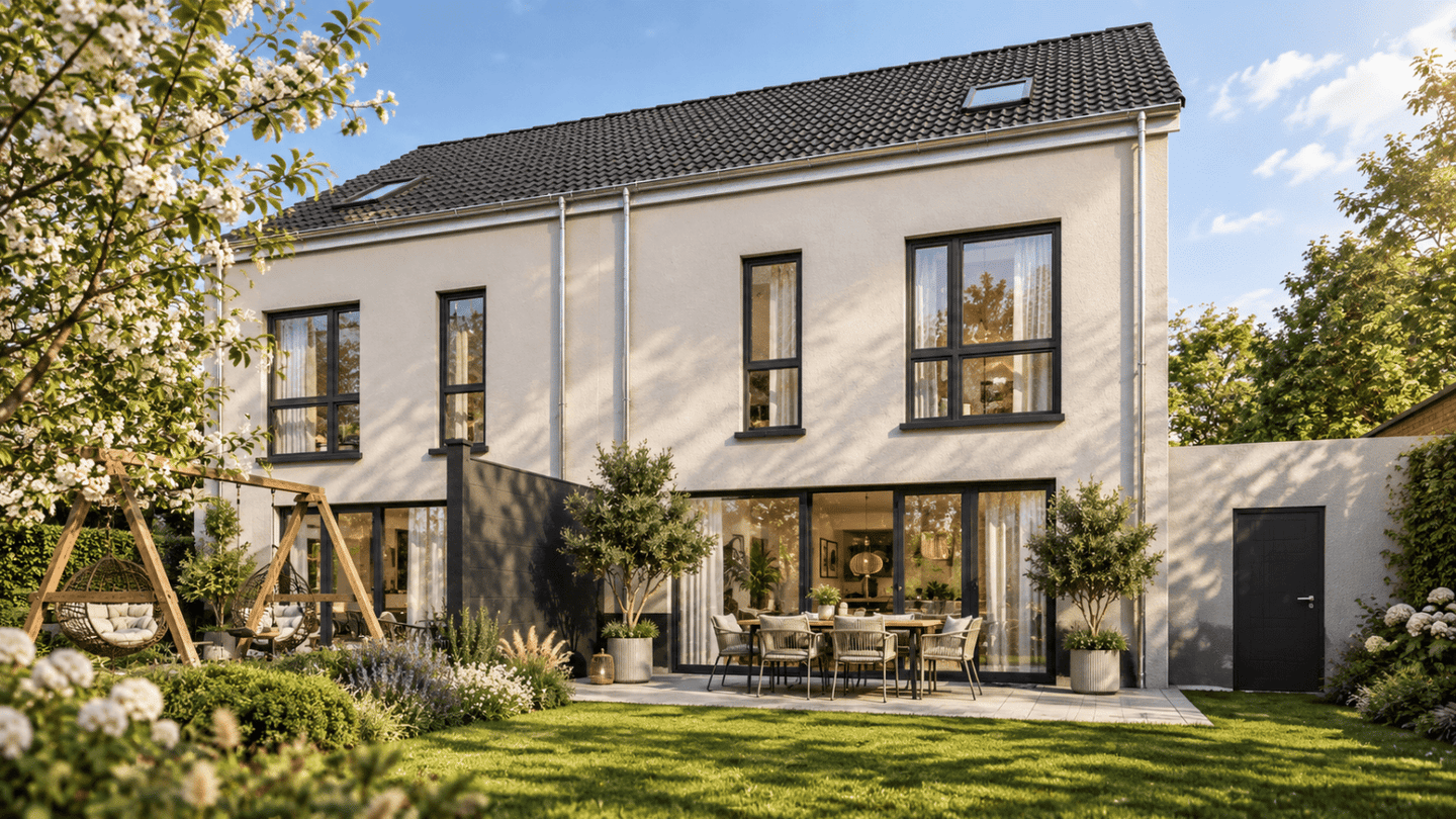 KAARST-HOLZBÜTTGEN … FELDRANDLAGE … 2 EXKLUSIVE DOPPELHAUSHÄLFTEN, 41564 Kaarst