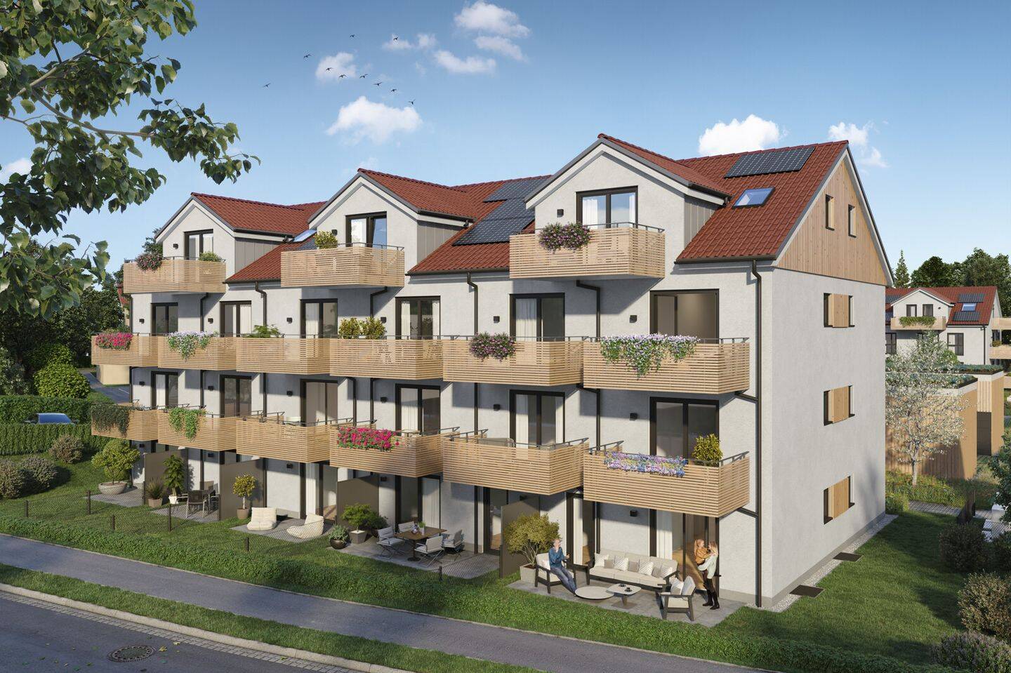 Helle 2-Zimmer Etagenwohnung mit Süd-West Balkon im 1.OG, 83607 Holzkirchen
