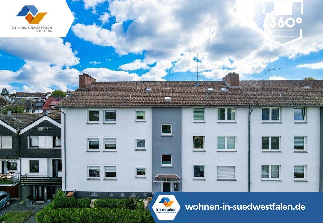 VR IMMO: Klein aber Oho – Modernisierte Eigentumswohnung in stadtnaher Lage von Olpe!, 57462 Olpe
