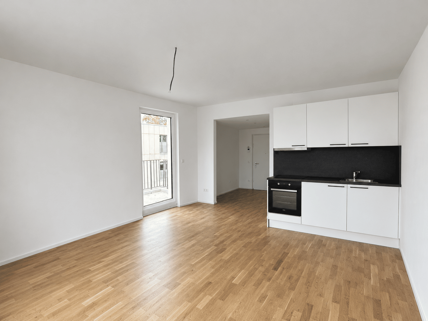 Erstbezug modernes Studio in Greifswald: Kompakter Wohnraum mit Balkon Kfw 40 Plus, 17489 Greifswald