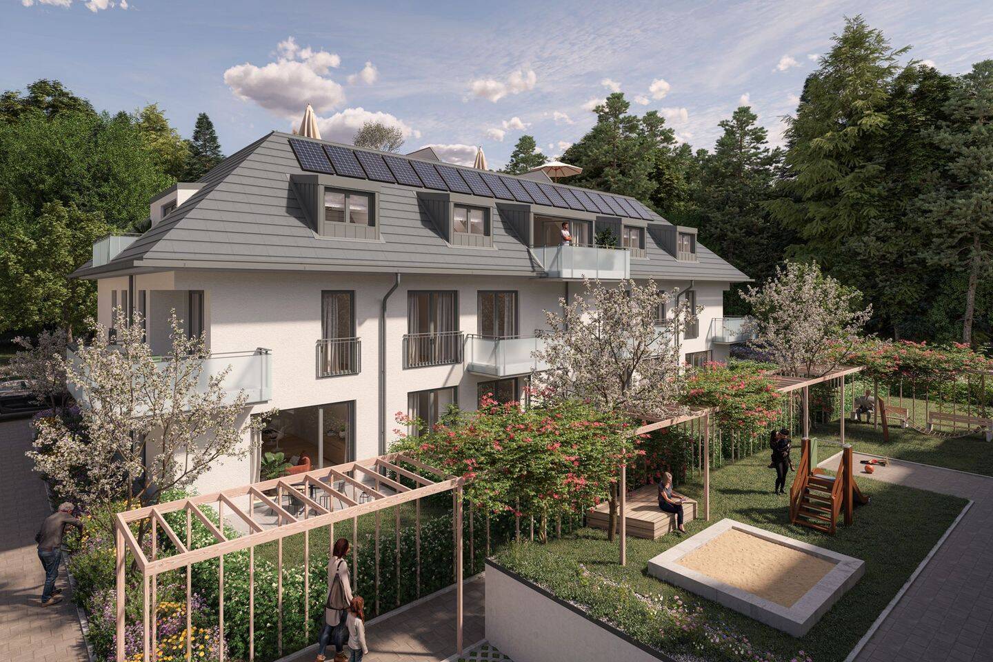 3,5 Zimmer – Erstbezug Neubau – am Waldrand und dennoch zentral, 85598 Vaterstetten