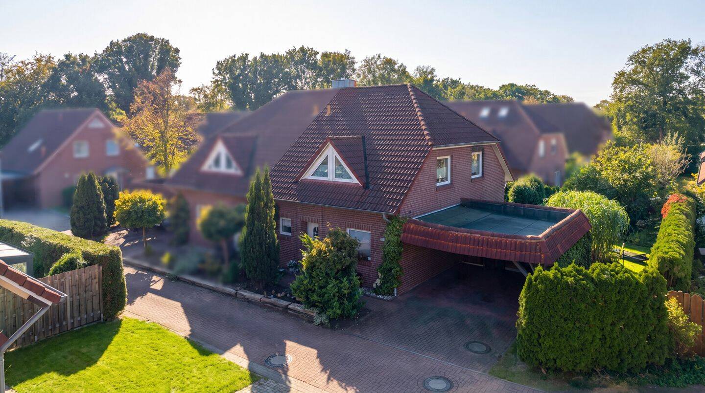 Gepflegte Doppelhaushälfte mit pflegeleichtem Garten in Wallinghausen, 26605 Aurich