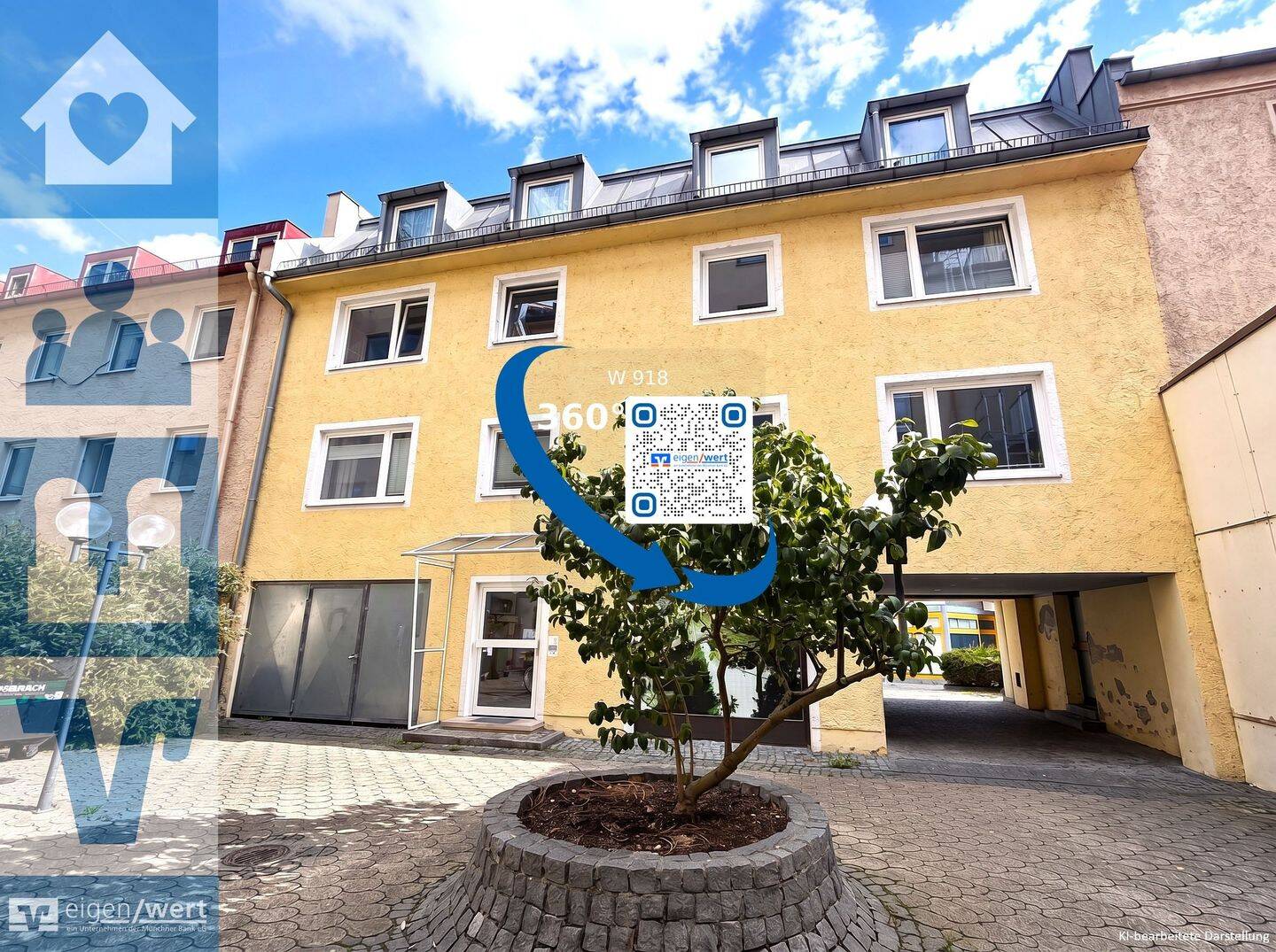 Urban wohnen, ruhig leben: Bezugsfertige 1,5-Zimmer-Wohnung in zweiter Reihe der Maxvorstadt, 80335 München (Altstadt-Lehel Ludwigsvorstadt-Isarvorstadt Maxvorstadt Neuhausen-Nymphenburg Schwanthalerhöhe)
