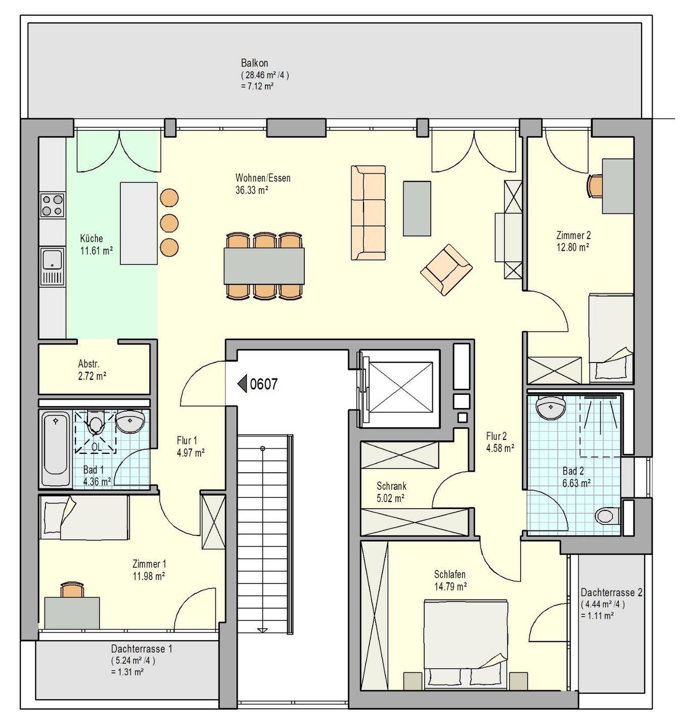 Penthouse mit idealem Grundriss im Herzen von Reichenbach, 73262 Reichenbach an der Fils