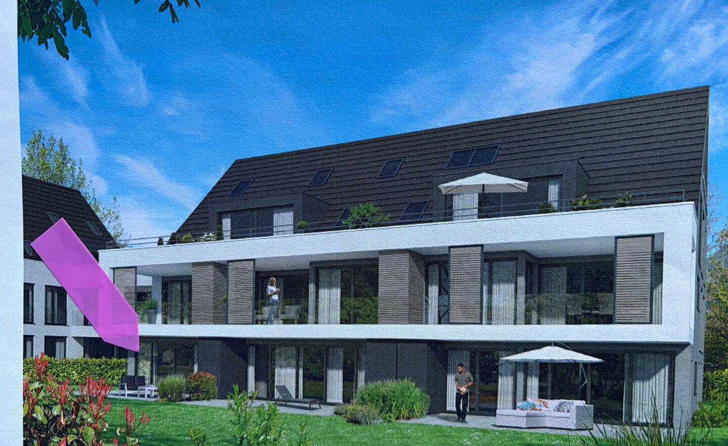 Hochwertige moderne 3 Zi Wohnung mit Gartenanteil in Altdorf, 71155 Altdorf