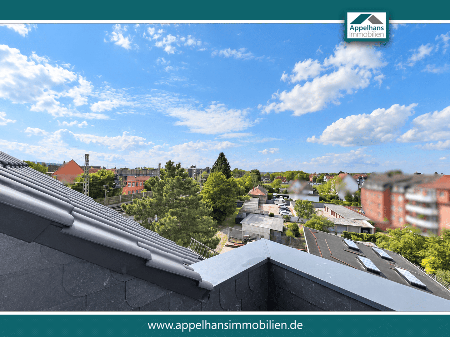 Erstbezug: Stilvoll ausgebaute Dachgeschosswohnung mit Loggia, 49080 Osnabrück (Kalkhügel Wüste)