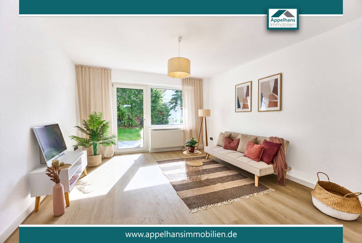 Lichtdurchflutete 3-Zimmer Gartenwohnung, 49176 Hilter am Teutoburger Wald