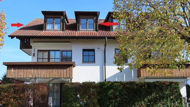 Schöne Wohnung mit zwei Balkonen, EBK und zwei Parkplätzen in ruhiger Lage in Altusried, 87452 Altusried