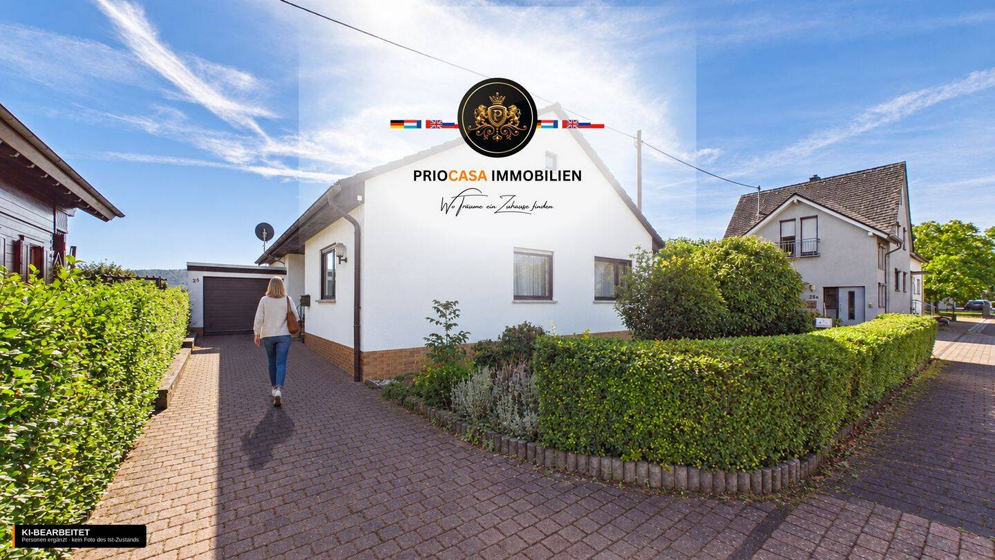 ALTRICH BEI WITTLICH | GEPFLEGTER BUNGALOW | ca. 127 m² WFL. | 667 m² GRUNDSTÜCK | GARAGE, 54518 Altrich