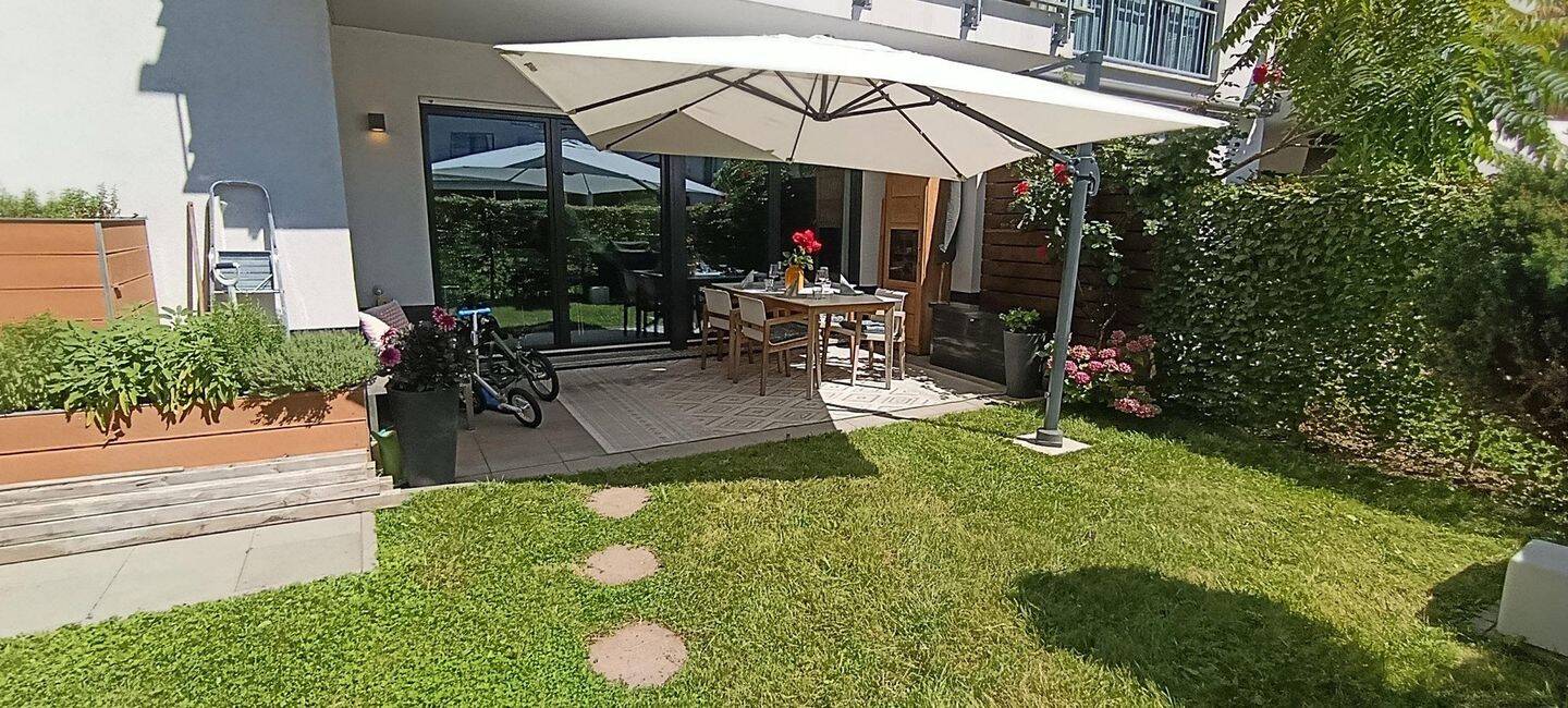 Provisionsfrei: Bezugsfreie Gartenwohnung (Bj. 2014) mit SW-Terrasse – Neue Heizung, 13055 Berlin (Lichtenberg Hohenschönhausen Alt-Hohenschönhausen Hohenschönhausen)