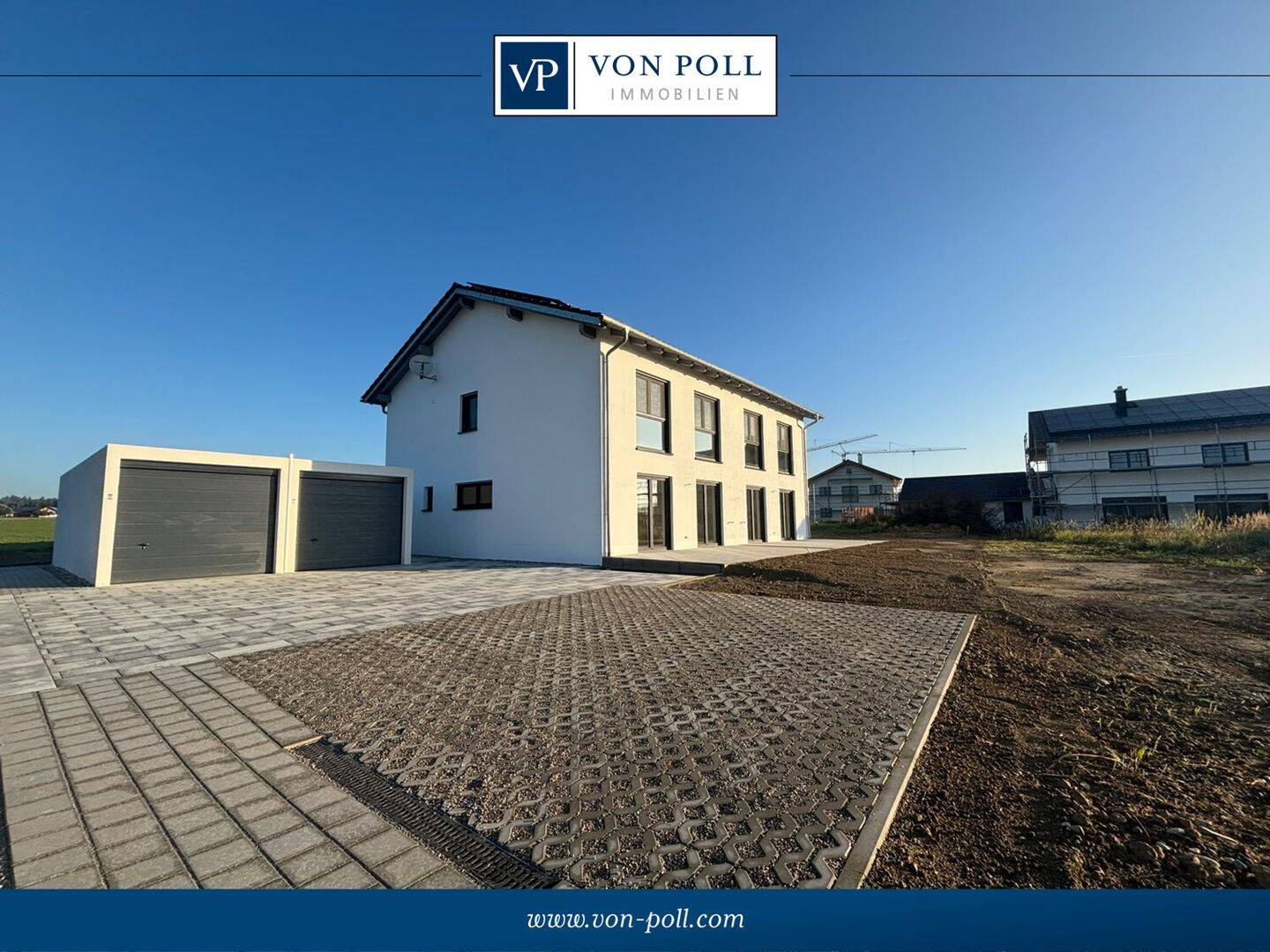 Moderne Doppelhaushälfte mit Terrasse, Garten und Garage in Ortsrandlage, 84329 Wurmannsquick