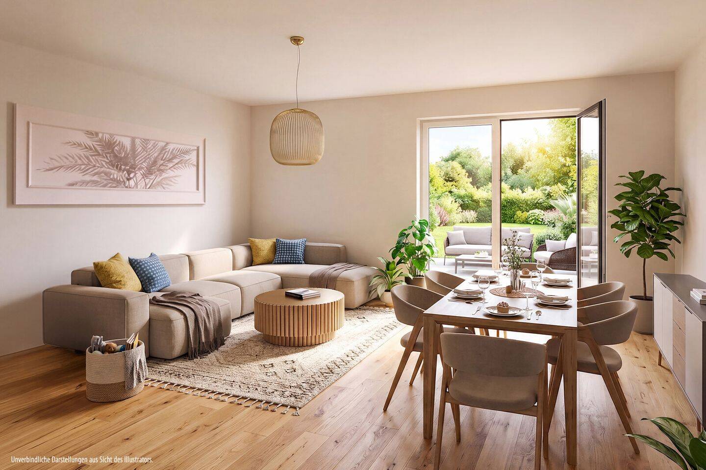 Charmante 3-Zimmer-Erdgeschoßwohnung mit Westgarten, 83607 Holzkirchen