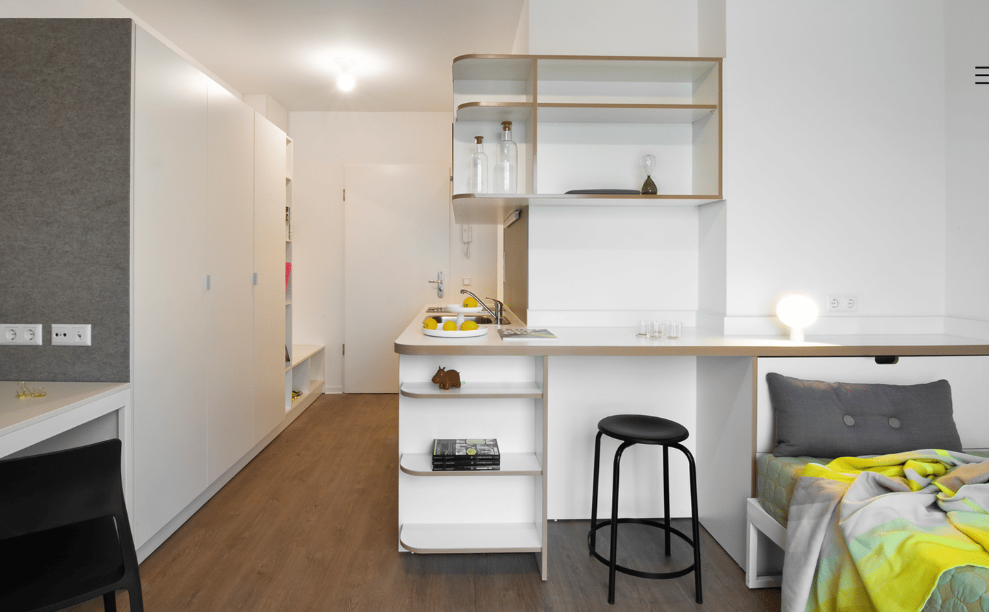 Modernes, möbliertes 1-Zimmer-Studio am Mauerpark zur Zwischenmiete, 13355 Berlin (Mitte Gesundbrunnen Prenzlauer Berg Wedding)