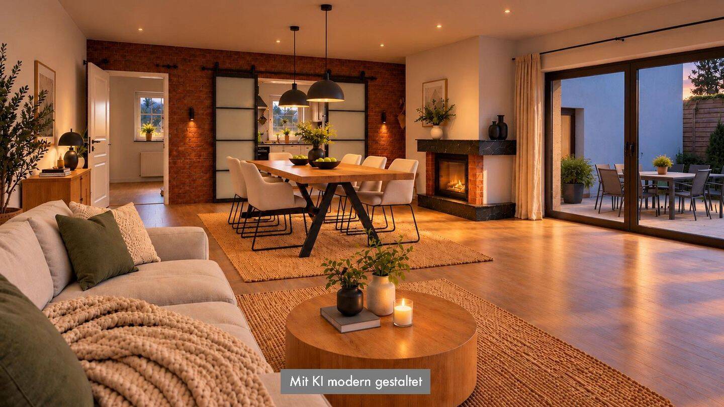 Architekten-Bungalow mit großem Grundstück und Baupotenzial, 93152 Nittendorf