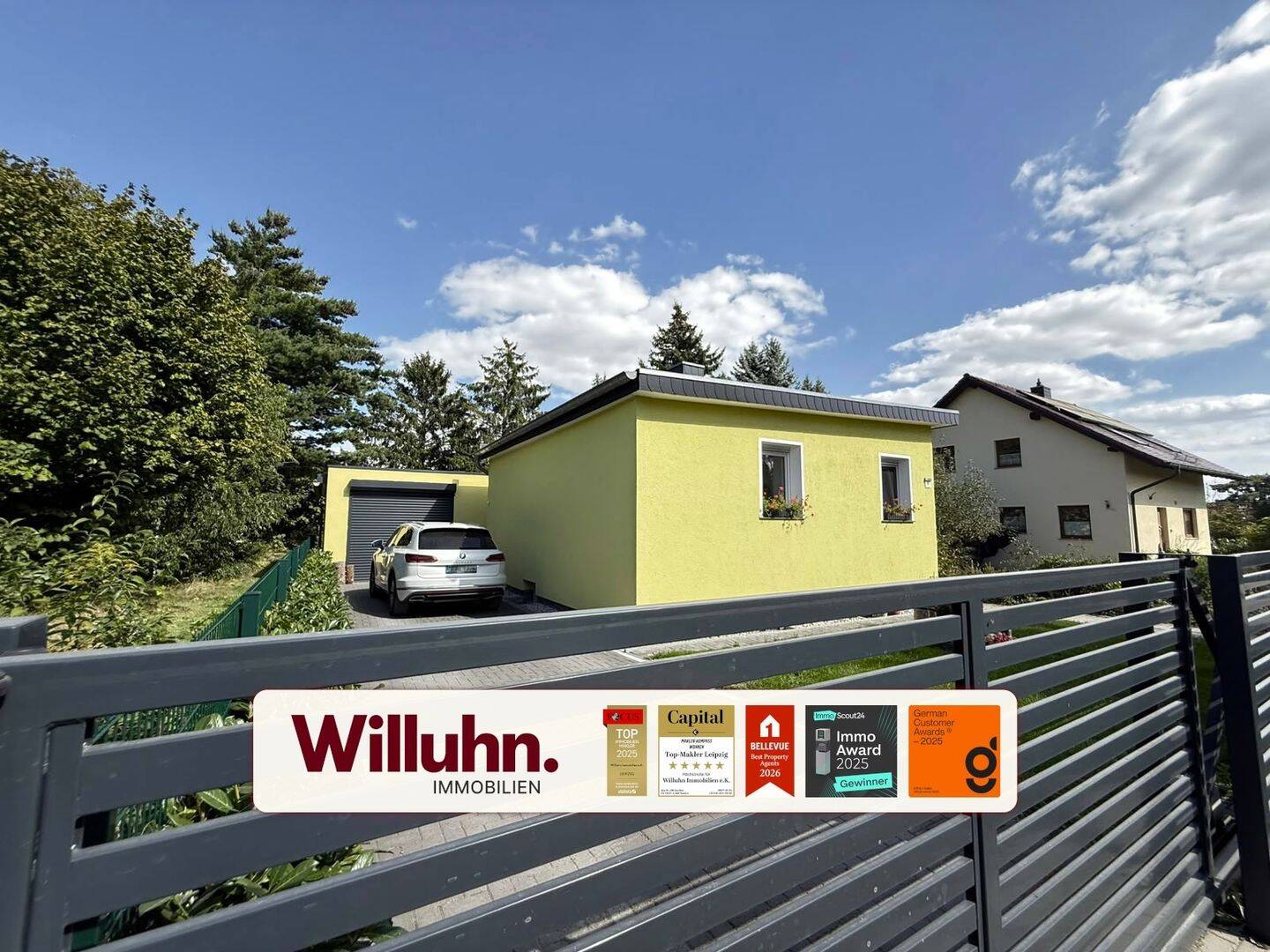 Hochwertig saniert: Einfamilienhaus mit flexibel nutzbarem Nebengebäude und idyllischem Koiteich, 4349 Leipzig (Plaußig-Portitz Thekla)