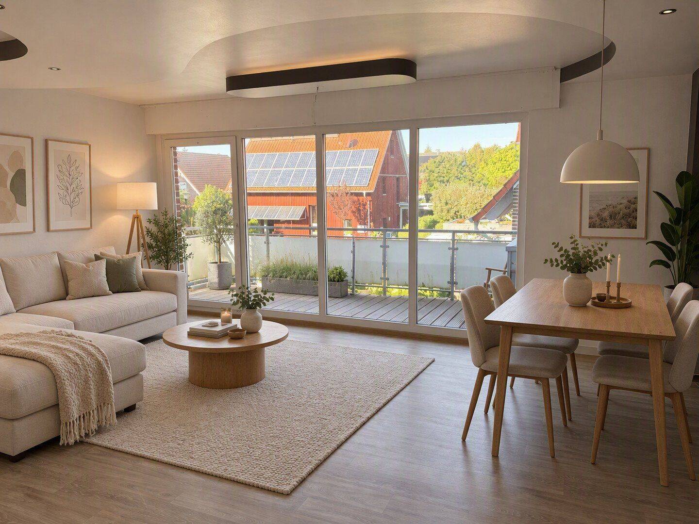 Großzügige Maisonette-Wohnungmit Balkon und eigenem Garten, 48351 Everswinkel