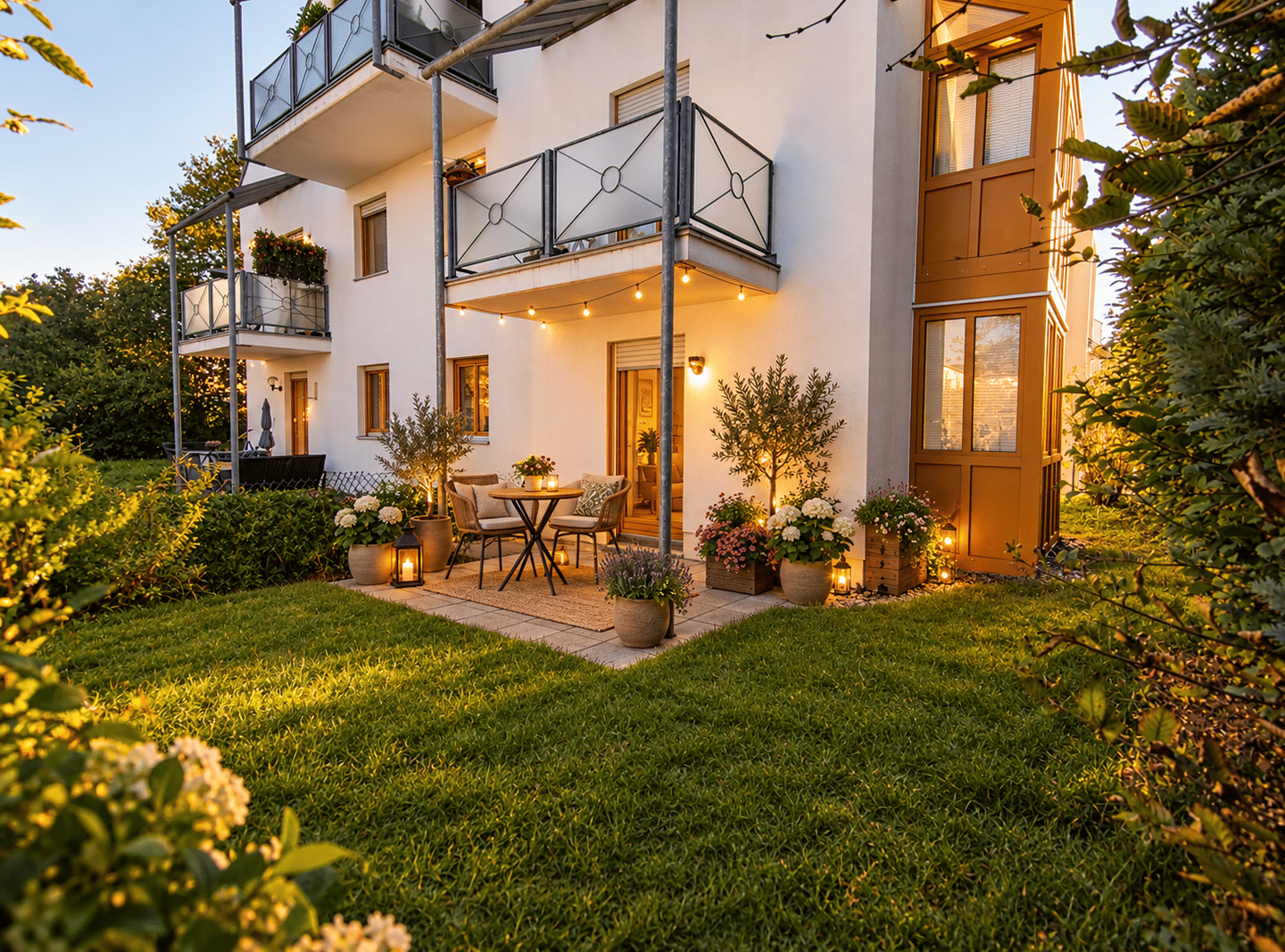 1-Zimmer Erdgeschoss-Wohnung mit Terrasse und eigenem Gartenanteil in Vaterstetten, 85591 Vaterstetten