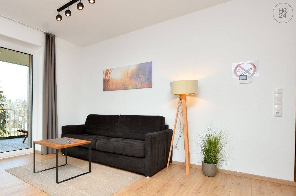 Möblierte, sonnige 1-Zimmer-Wohnung mit großem Balkon in Kaufbeuren, 87600 Kaufbeuren