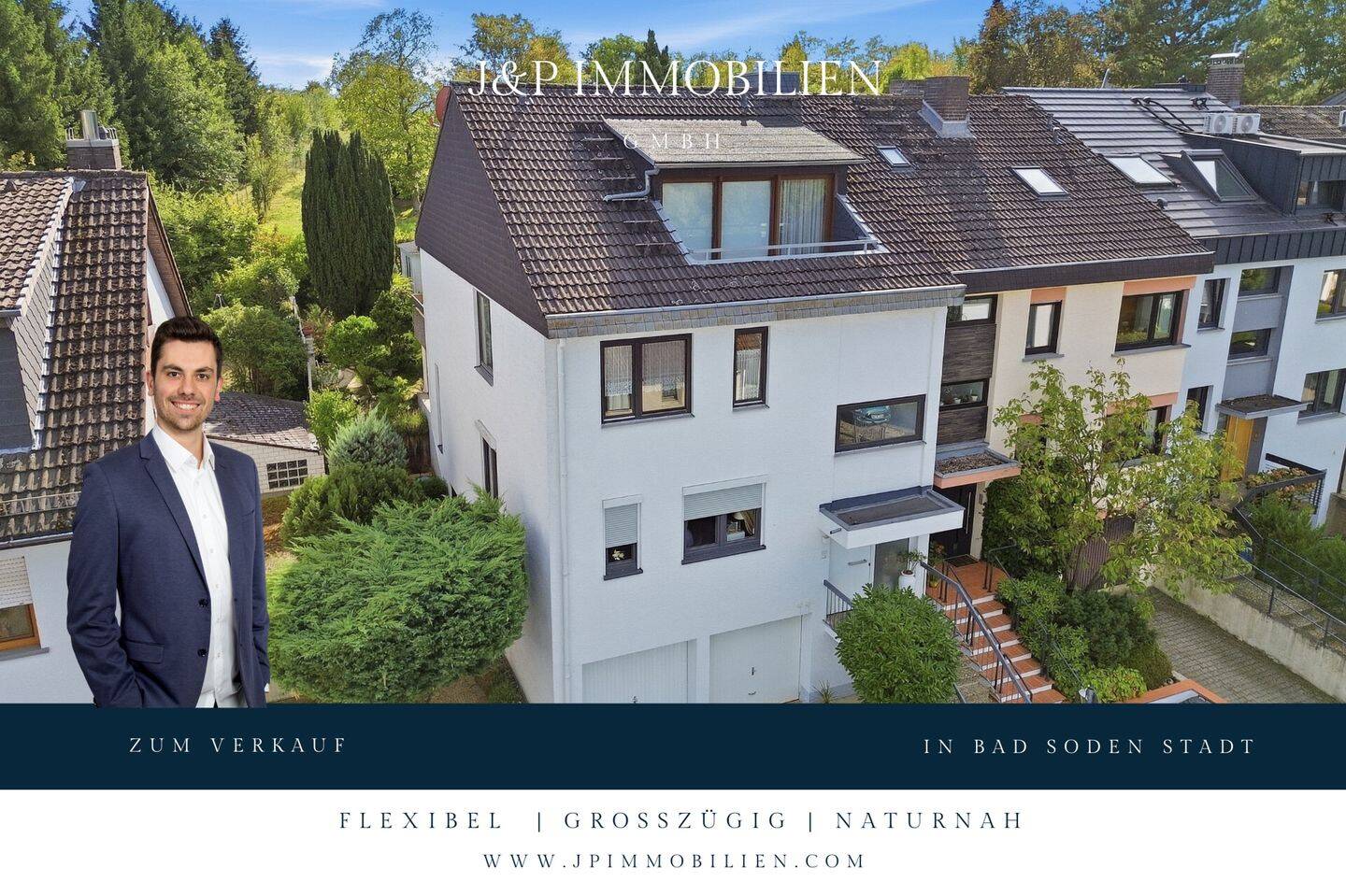 Skyline und Feldbergblick in einem! Schöne Maisonettewohnung in Sackgassenlage & Blick ins Grüne, 65812 Bad Soden am Taunus